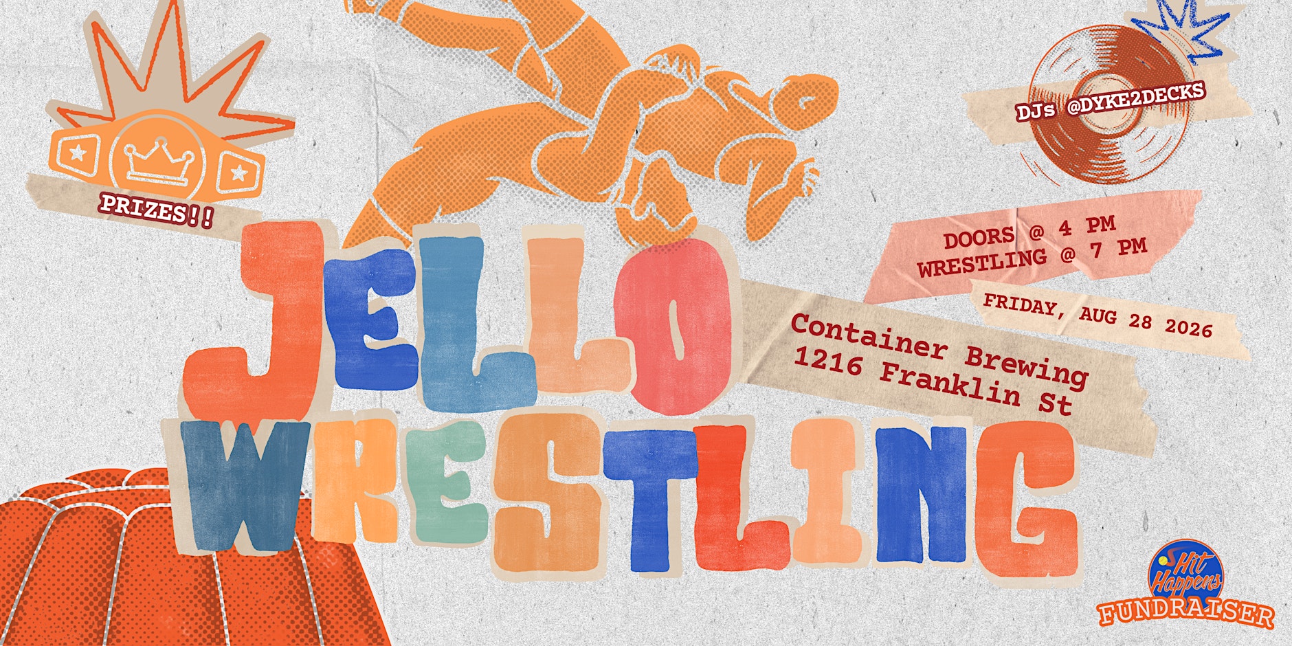 Queer Jello Wrestling Fundraiser｜8/28（金）16:00〜の画像
